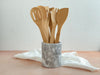 Handmade Bamboo Utensils | Set of 6 Cooking Utensils | Housewarming Gift