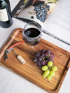 Handmade Wooden Serving Tray | Premium Acacia Serving Board | Wooden Tea Tray